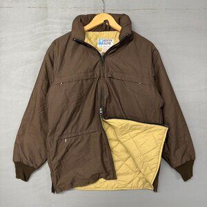 Vintage Eddie Bauer North Slope Quilted Puffer Jacket Wildlife Issued Large‎